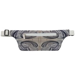 Mono Repeats Active Waist Bag by kaleidomarblingart