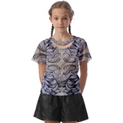 Mono Repeats Kids  Front Cut Tee