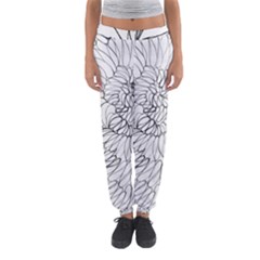 Mono Swirls Women s Jogger Sweatpants by kaleidomarblingart