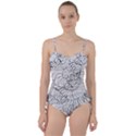 mono swirls Sweetheart Tankini Set View1