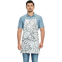 Mono Swirls Kitchen Apron