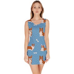 Cute Corgi Dogs Bodycon Dress by SychEva