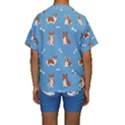 Cute Corgi Dogs Kids  Short Sleeve Swimwear View2