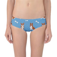 Cute Corgi Dogs Classic Bikini Bottoms by SychEva