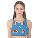 Cute Corgi Dogs Tank Bikini Top View1