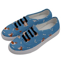 Cute Corgi Dogs Men s Classic Low Top Sneakers by SychEva