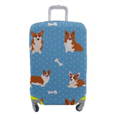 Cute Corgi Dogs Luggage Cover (small) by SychEva