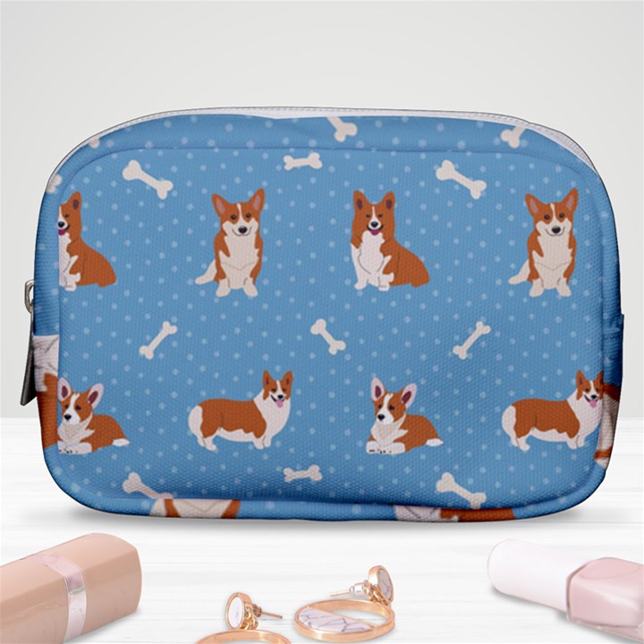 Cute Corgi Dogs Make Up Pouch (Small)