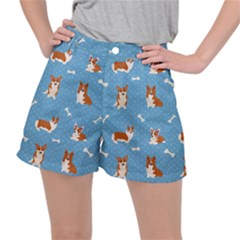 Cute Corgi Dogs Ripstop Shorts by SychEva