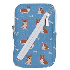 Cute Corgi Dogs Belt Pouch Bag (large) by SychEva