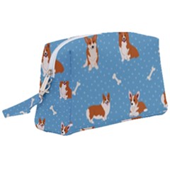 Cute Corgi Dogs Wristlet Pouch Bag (large) by SychEva