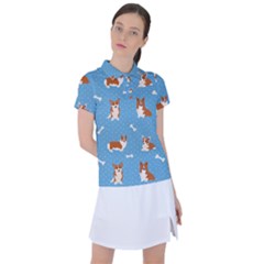 Cute Corgi Dogs Women s Polo Tee