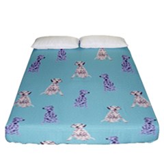 Dalmatians Are Cute Dogs Fitted Sheet (california King Size) by SychEva