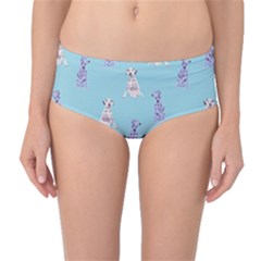 Dalmatians Are Cute Dogs Mid-waist Bikini Bottoms by SychEva