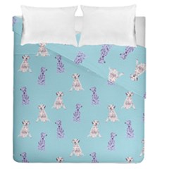 Dalmatians Are Cute Dogs Duvet Cover Double Side (queen Size) by SychEva