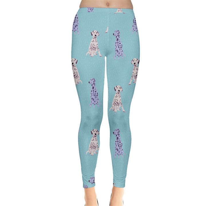 Dalmatians Are Cute Dogs Inside Out Leggings