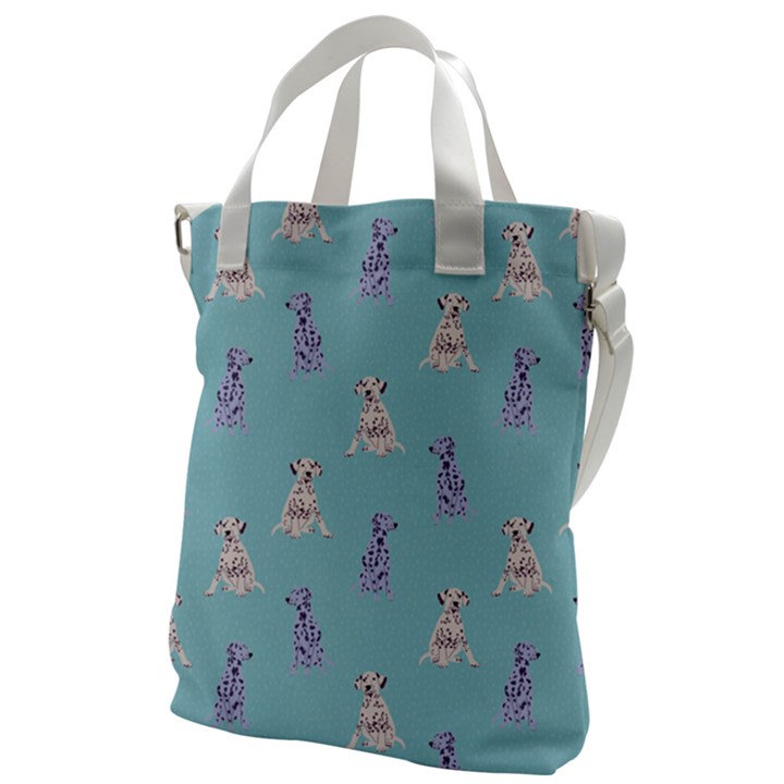 Dalmatians Are Cute Dogs Canvas Messenger Bag