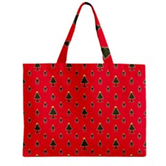 Sketchy Christmas Tree Motif Drawing Pattern Zipper Mini Tote Bag by dflcprintsclothing