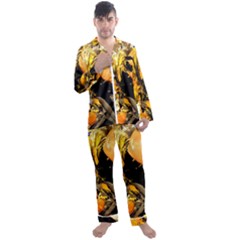 Before The Easter Men s Long Sleeve Satin Pajamas Set by bestdesignintheworld