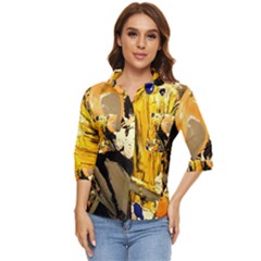 Before The Easter Women s Quarter Sleeve Pocket Shirt