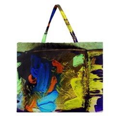 435815926579398 - I Wonder Zipper Large Tote Bag by bestdesignintheworld