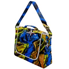 Blue Bird-1-1 Box Up Messenger Bag by bestdesignintheworld