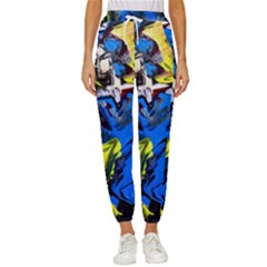 Blue Bird-1-1 Cropped Drawstring Pants