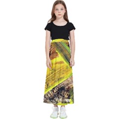 Blue Bird-1-2 Kids  Flared Maxi Skirt