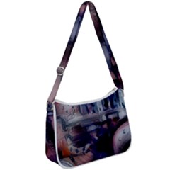 Fog-1-1 Zip Up Shoulder Bag by bestdesignintheworld