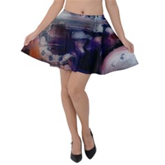 Fog-1-1 Velvet Skater Skirt by bestdesignintheworld