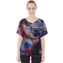 Fog-1-2 V-Neck Dolman Drape Top View1