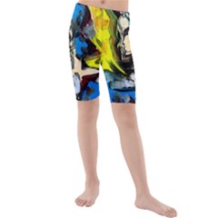 Blue Bird-1-4 Kids  Mid Length Swim Shorts by bestdesignintheworld