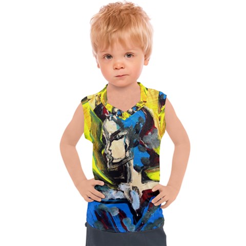 Blue Bird-1-4 Kids  Sport Tank Top by bestdesignintheworld