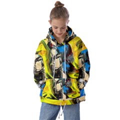 Blue Bird-1-4 Kids  Oversized Hoodie by bestdesignintheworld