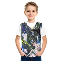 Snow In A City-1-1 Kids  Basketball Tank Top