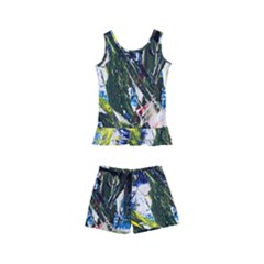 Snow In A City-1-1 Kids  Boyleg Swimsuit