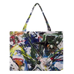 Snow In A City-1-1 Medium Tote Bag