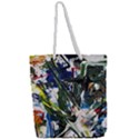 Snow In A City-1-1 Full Print Rope Handle Tote (Large) View2