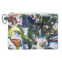 Snow In A City-1-1 Canvas Cosmetic Bag (XL)