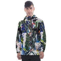 Snow In A City-1-1 Men s Front Pocket Pullover Windbreaker