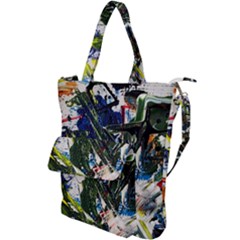 Snow In A City-1-1 Shoulder Tote Bag