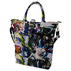 Snow In A City-1-1 Buckle Top Tote Bag