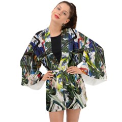 Snow In A City-1-1 Long Sleeve Kimono