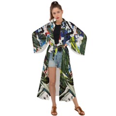 Snow In A City-1-1 Maxi Kimono