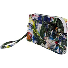 Snow In A City-1-1 Wristlet Pouch Bag (Small)