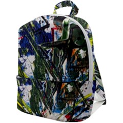 Snow In A City-1-1 Zip Up Backpack