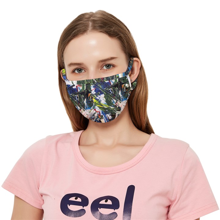 Snow In A City-1-1 Crease Cloth Face Mask (Adult)