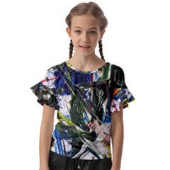 Snow In A City-1-1 Kids  Cut Out Flutter Sleeves