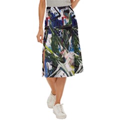 Snow In A City-1-1 Midi Panel Skirt