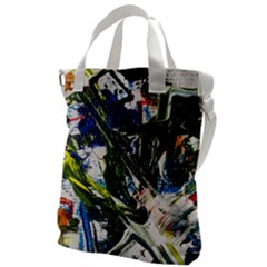 Snow In A City-1-1 Canvas Messenger Bag